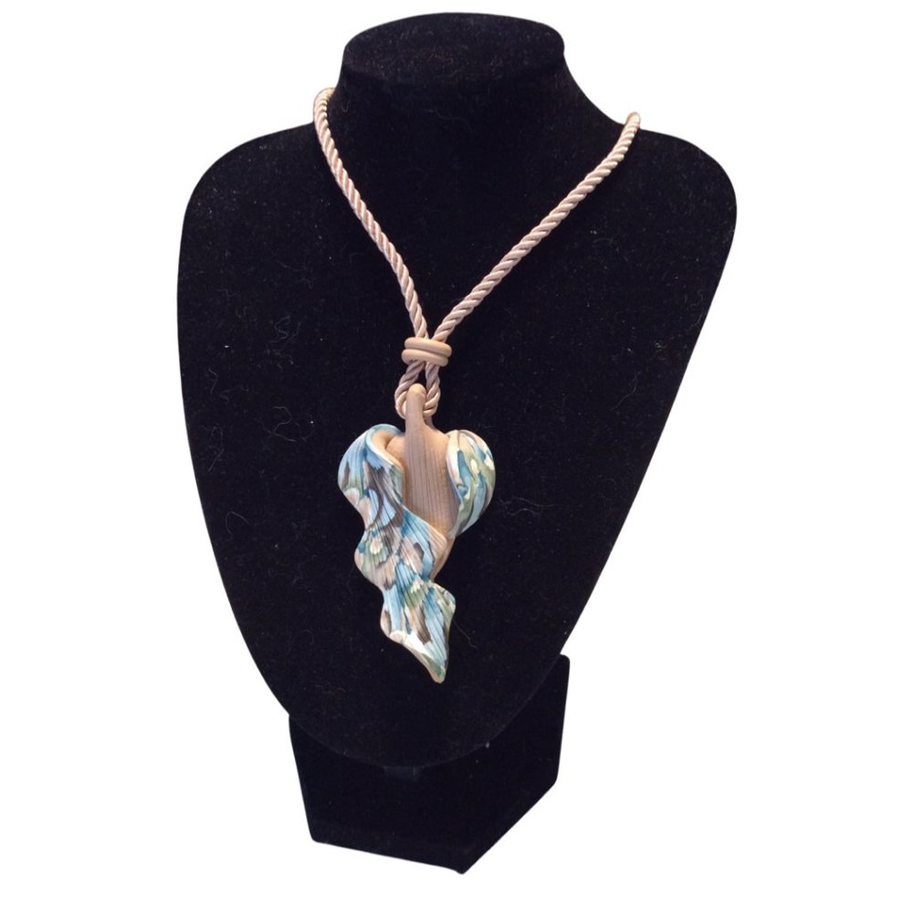 Handcrafted Polymer Clay Corded Necklace
